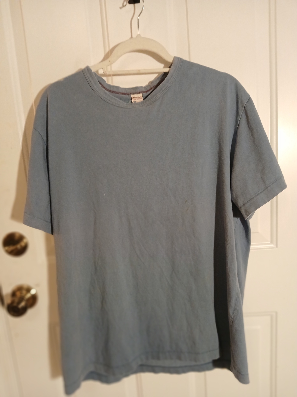 Todd Snyder X Champion Men's XL Short Sleeve Crewneck Tee in Dusty Blue